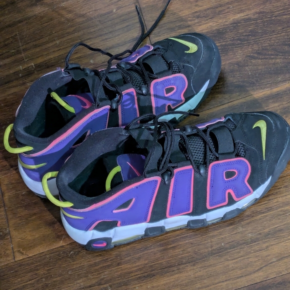 Nike Black and Purple Athletic Shoes